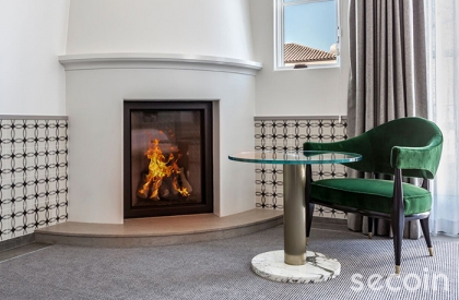 Fireplace wall decoration